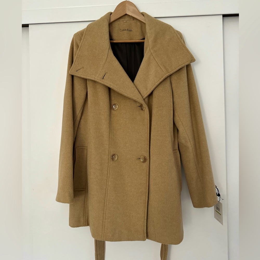 Calvin Klein Wool Coat NWT